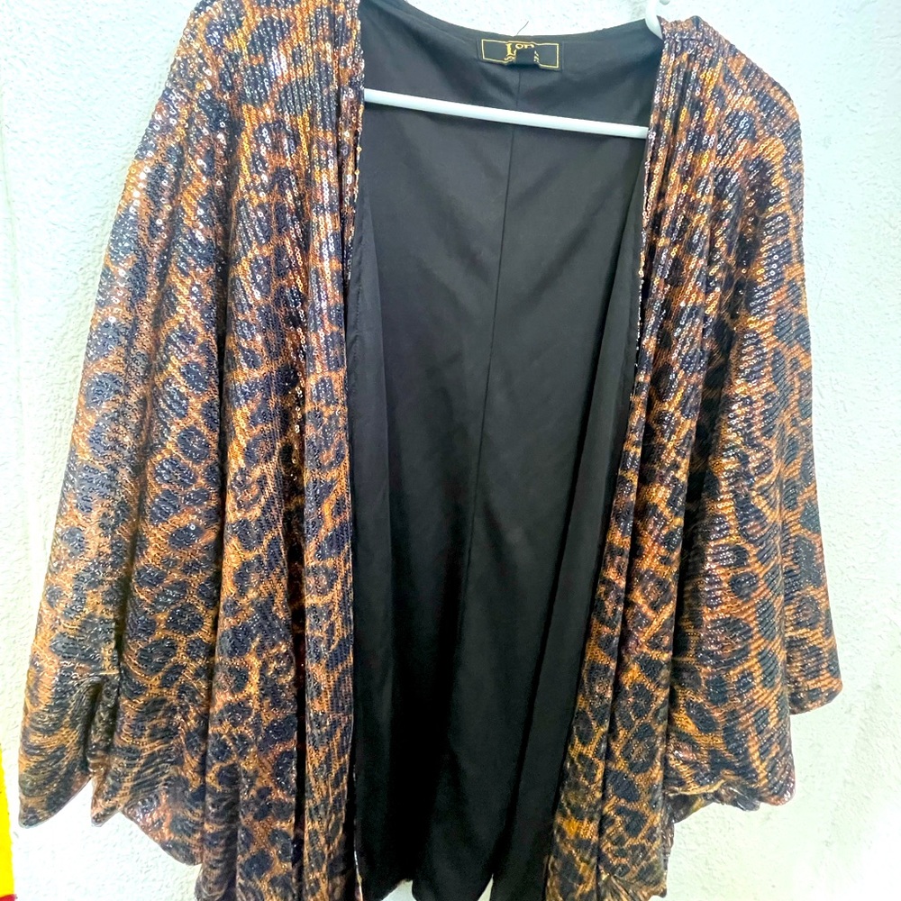 Brand new sequin kimono